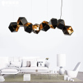 Modern design indoor hanging lamp fancy DNA Molecular hanging Pendant Light